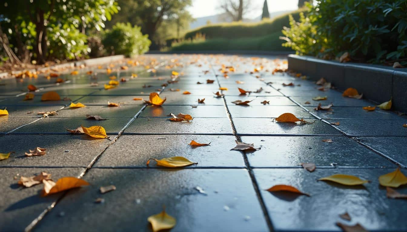 Risques et solutions pour des carreaux glissants sur une terrasse en pente