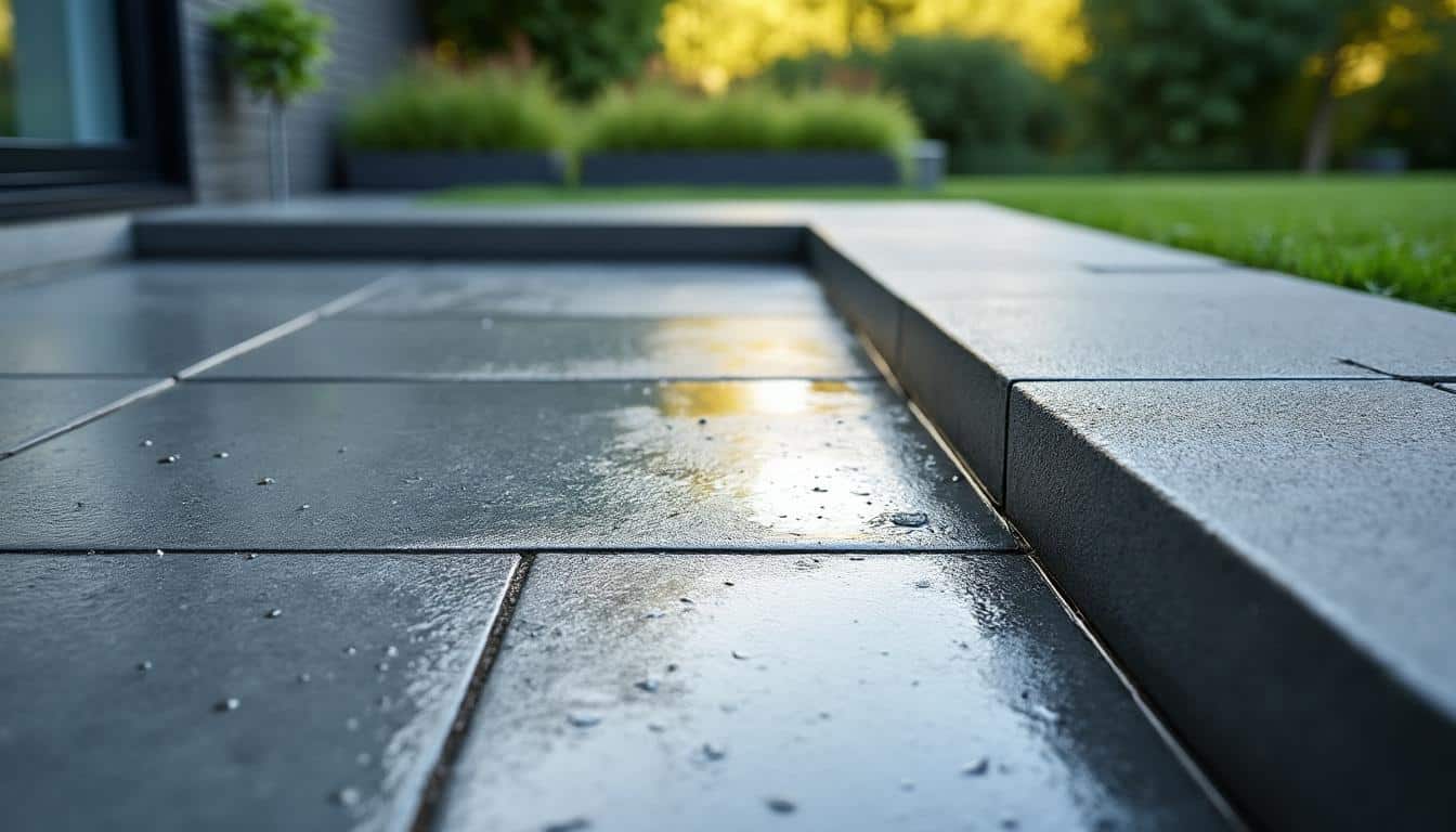 Limiter les infiltrations d’eau liées à la pente de terrasse