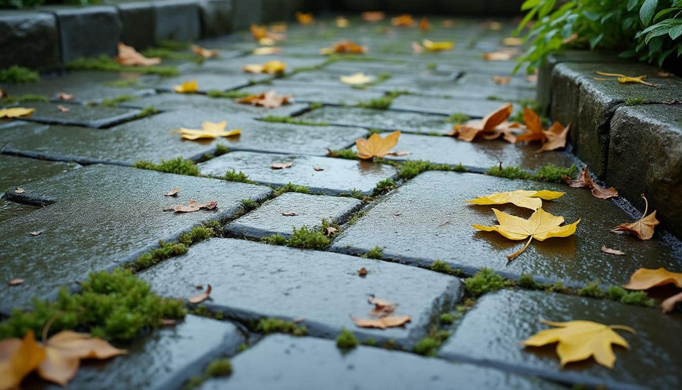 Que faire si de la mousse envahit votre terrasse en hiver ?