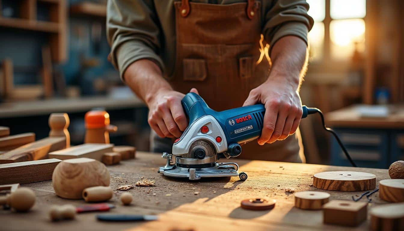 Illustration: Pourquoi adopter une mini scie circulaire Bosch dans votre espace de travail ?