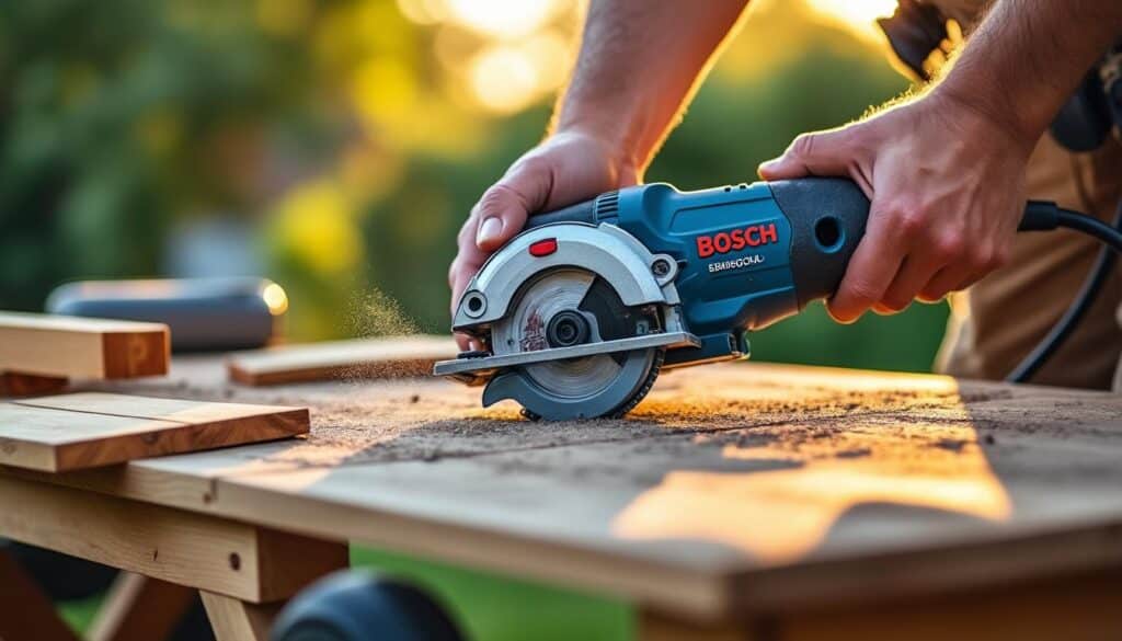 Mini scie circulaire Bosch : Précision et maniabilité pour tous vos projets