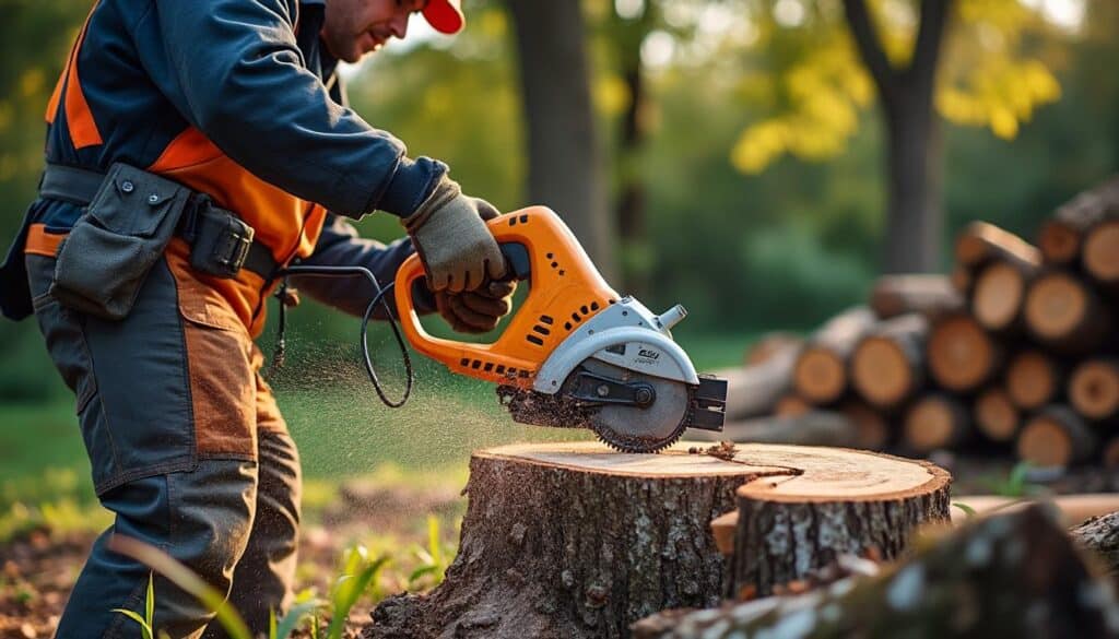 Scie à bûches électrique : guide pour une découpe rapide et sûre