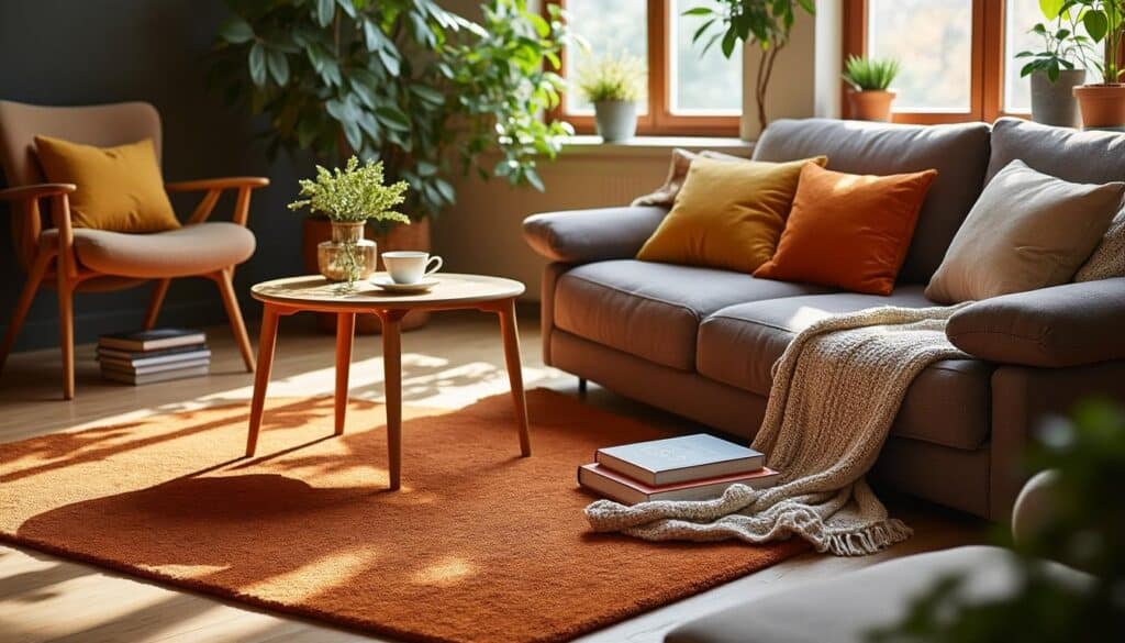 Réussir une ambiance chaleureuse à la maison avec des tapis de couleur