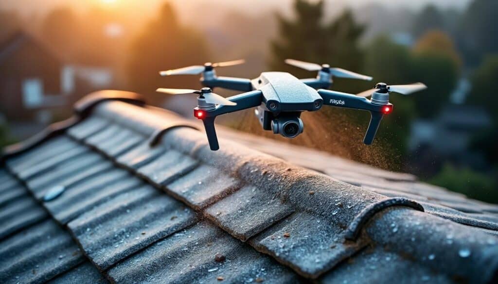 Drone pour le nettoyage de toiture : sécurité et efficacité garanties