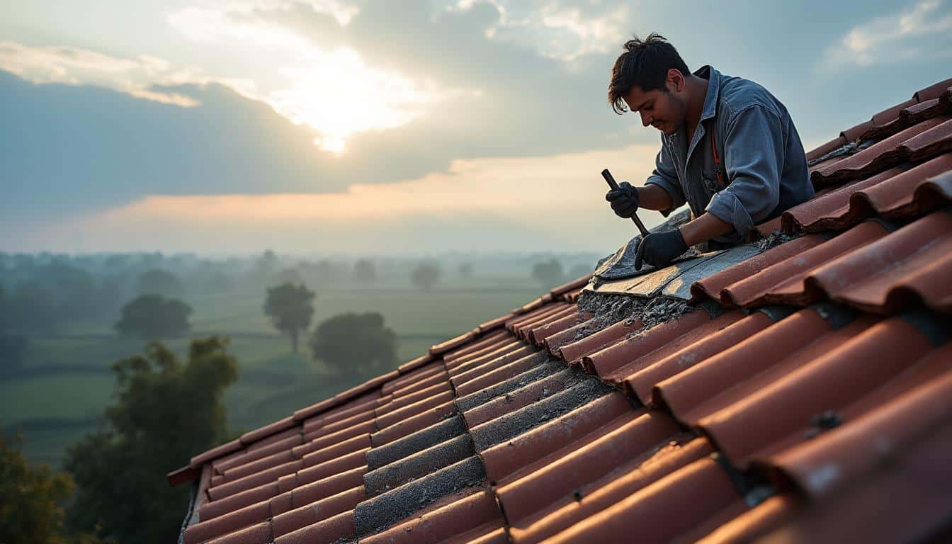 Illustration: Comprendre le rôle du faitage sur une toiture à une pente