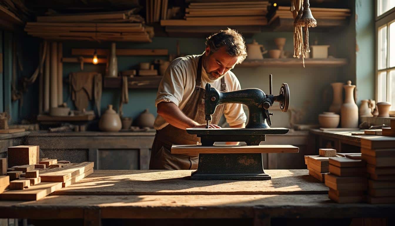 Illustration: Comment la scie à ruban Kity a marqué l’histoire de l’atelier de bois