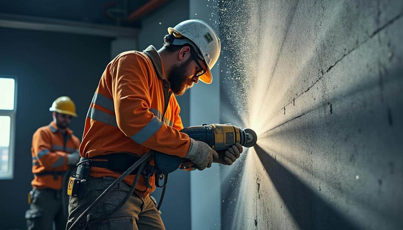 Illustration: Comment fonctionne une scie murale pour béton et quels sont ses avantages pratiques