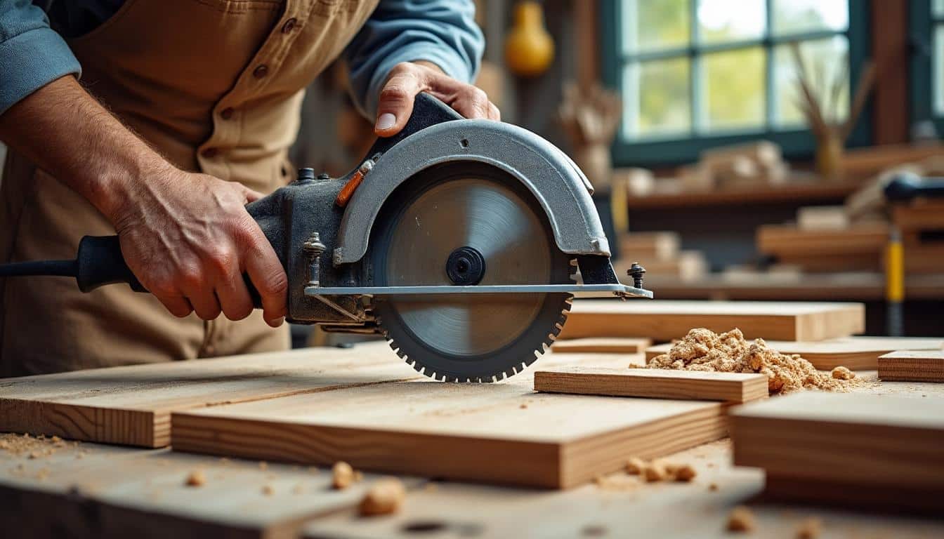 Illustration: Comprendre la scie circulaire à une main : caractéristiques et usages essentiels