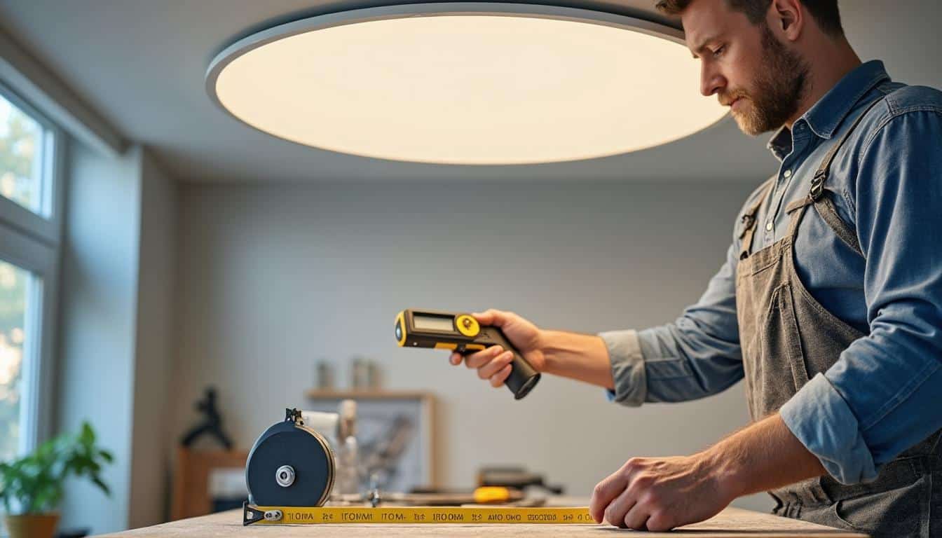 Illustration: Comment choisir le bon diamètre de perçage pour un spot encastrable ?