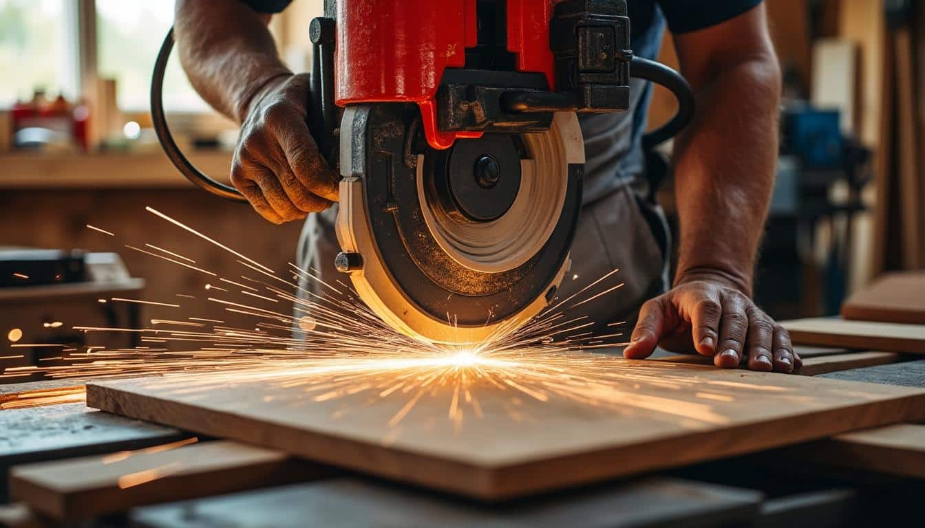 Illustration: Comprendre la scie radiale Milwaukee : fonctionnement et avantages