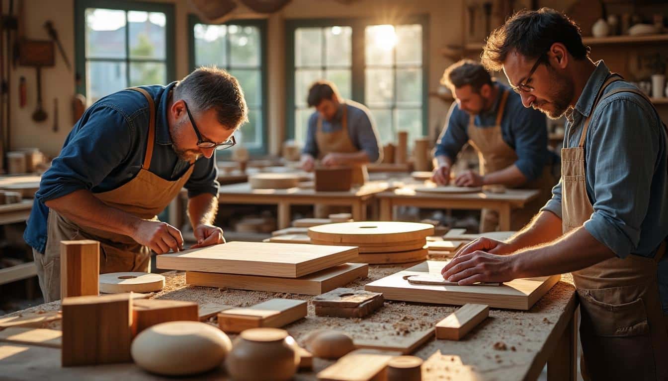 Illustration: Les principales méthodes pour assembler les éléments en bois