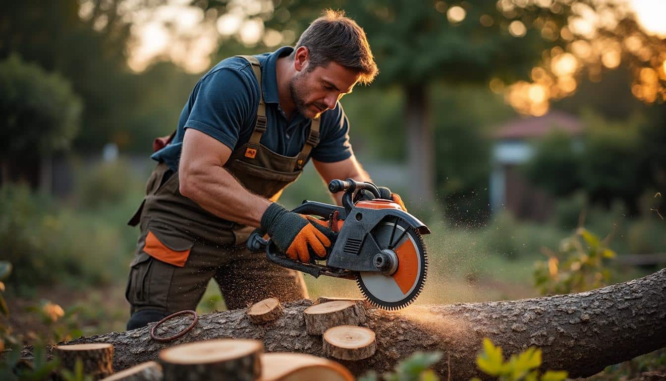 Illustration: Comprendre le fonctionnement de la scie à bûches motorisée