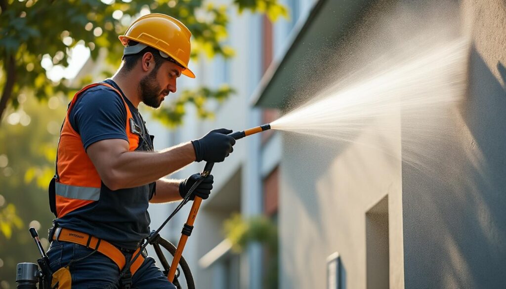 Perche télescopique 10m toiture : accès sécurisé et entretien facile