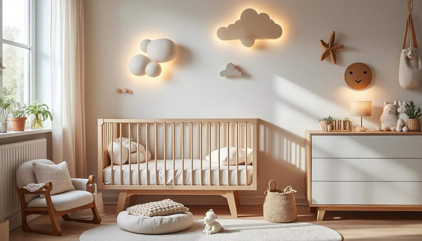 Illustration: Quels types d’appliques murales choisir pour une chambre de bébé ?