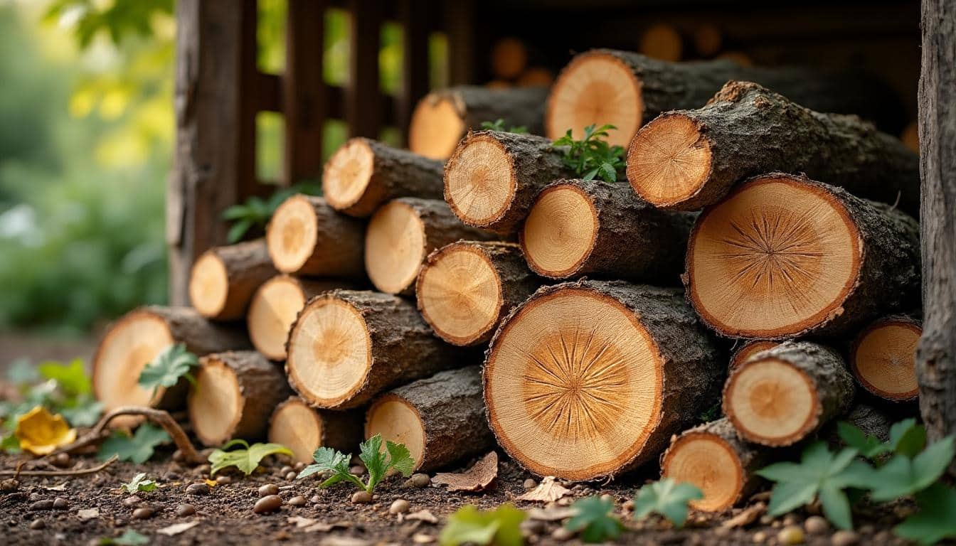 Illustration: Découvrir les caractéristiques du bois de chauffage en tilleul