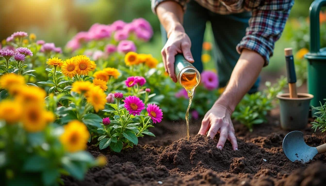 Illustration: Comprendre le rôle essentiel de l’engrais pour la croissance des plantes fleuries