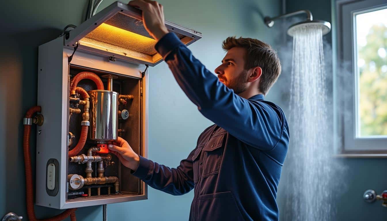 Illustration: Comment fonctionne une chaudière à gaz pour produire de l’eau chaude sanitaire ?