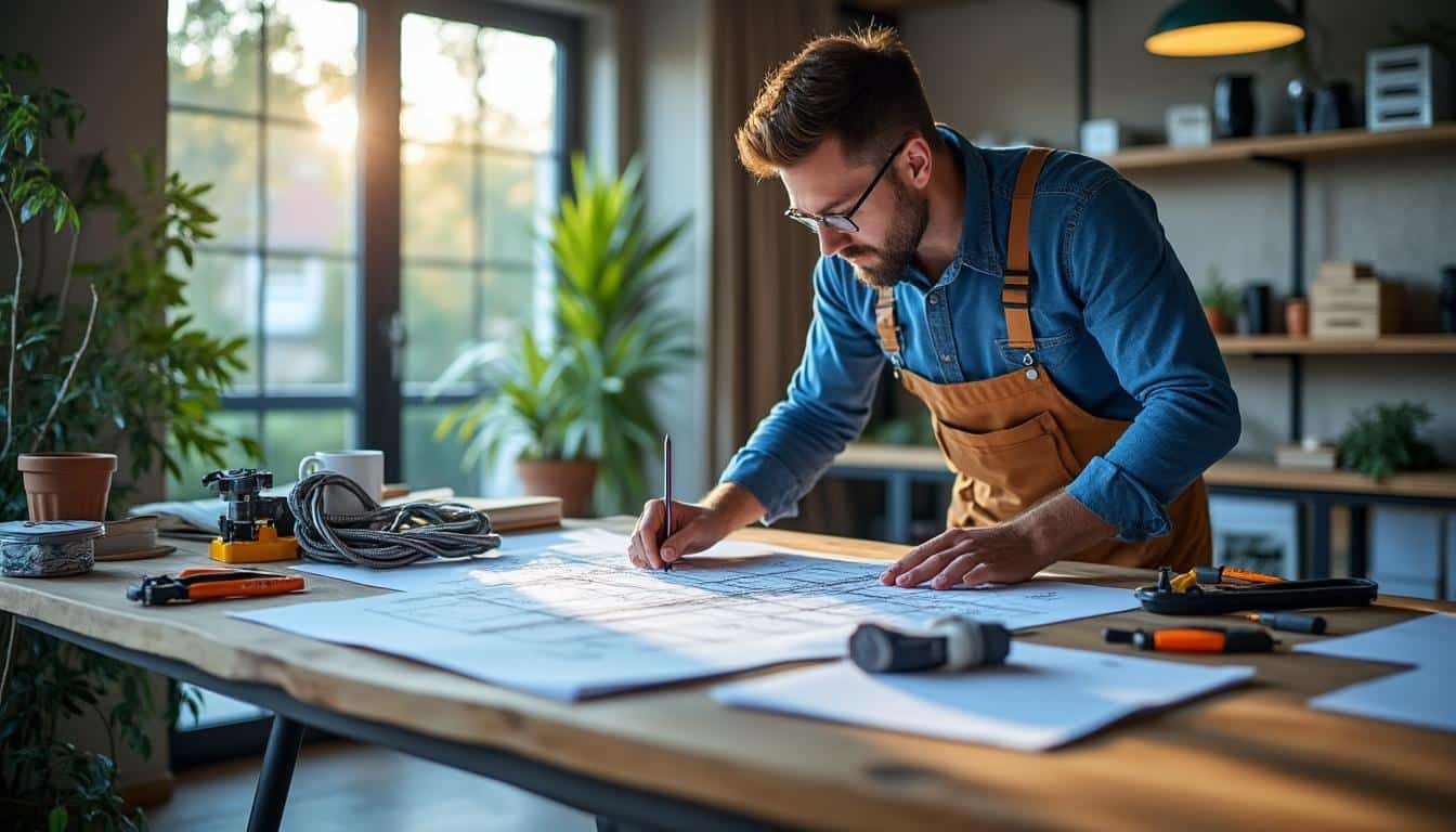Illustration: Comprendre le principe d’un schéma électrique pour une maison de 100m2