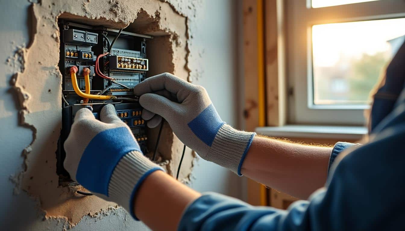 Illustration: Comprendre le rôle et les caractéristiques d’un tableau électrique encastrable dans une cloison placo