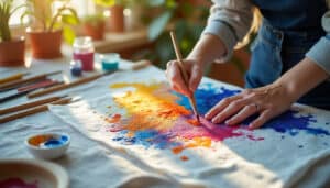 Peinture textile : guide complet pour créer et personnaliser vos tissus