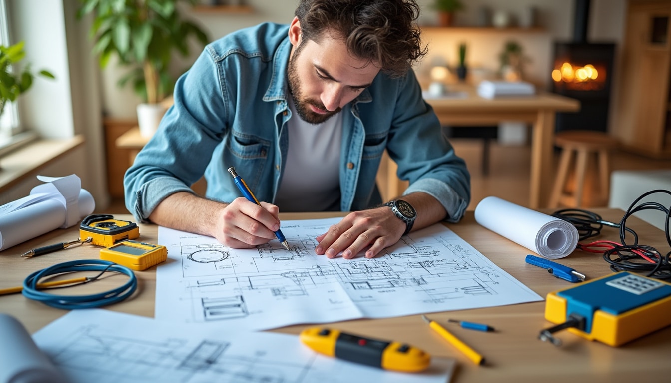 Illustration: Comprendre le rôle et la définition d’un schéma électrique pour la maison